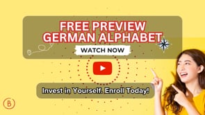 Thumbnail for free preview video of German alphabet